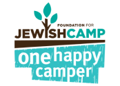 Jewish Camp One Happy Camper logo.