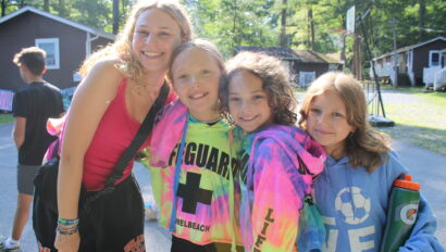 kids smiling