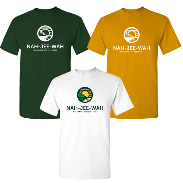 camp Nah-Jee-Wah white t-shirts